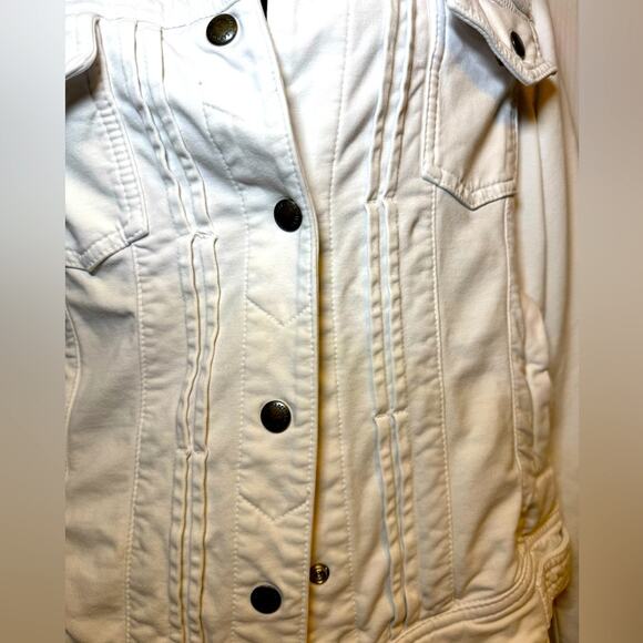 Sanctuary Jean jacket white stretchy! - Picture 2 of 8